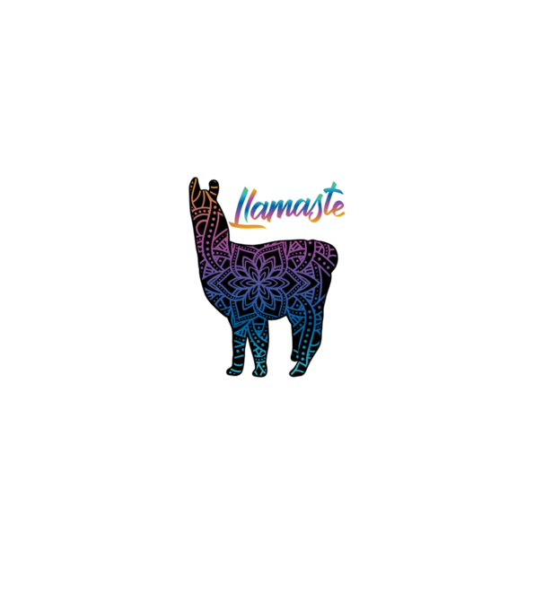 Lamaste color2 model alb pe tricou