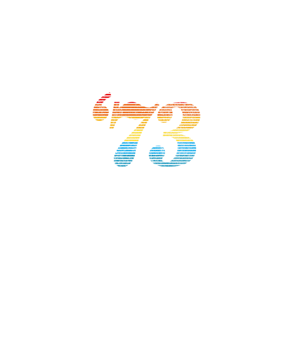 Retro Birthday 1973 model negru pe tricou