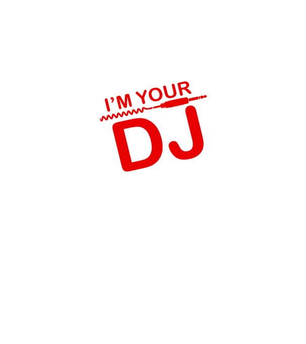 Im your DJ model negru pe tricou