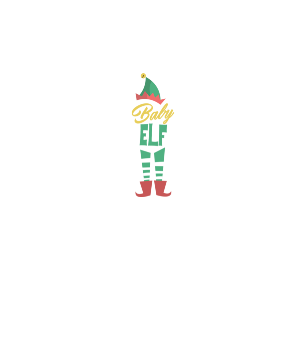 Elf family baby model alb pe tricou