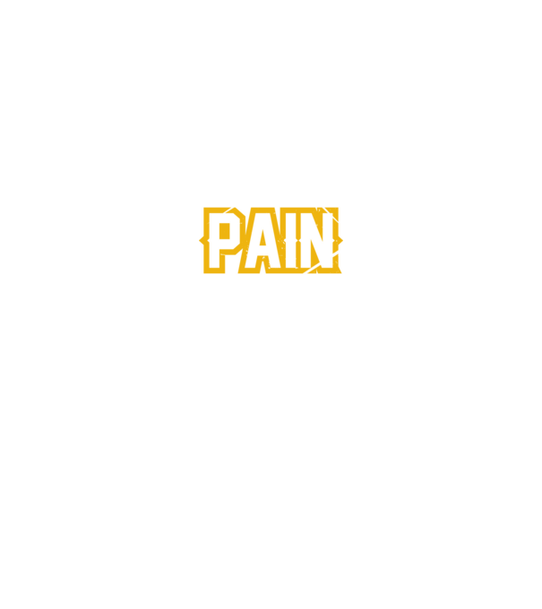 No Pain No Gain model negru pe tricou