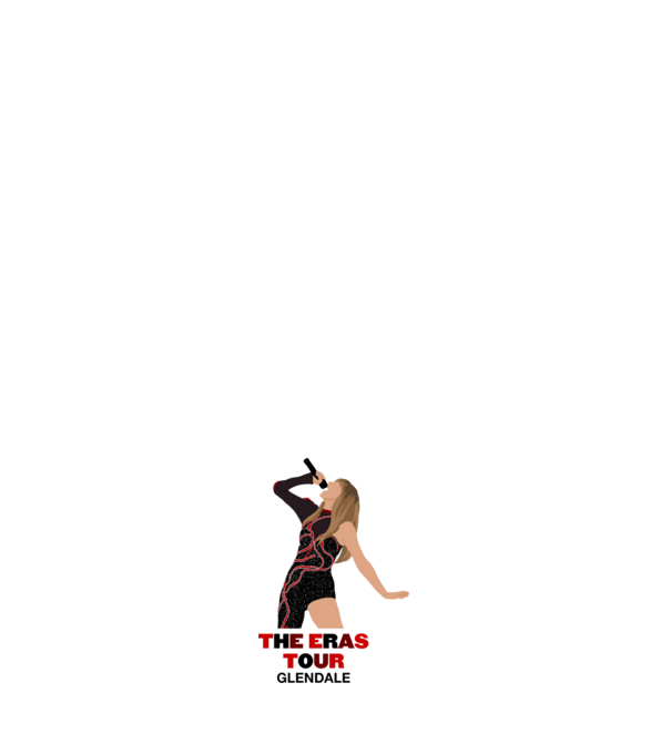 Taylor Swift The Eras Tour Glendale model roz deschis pe tricou