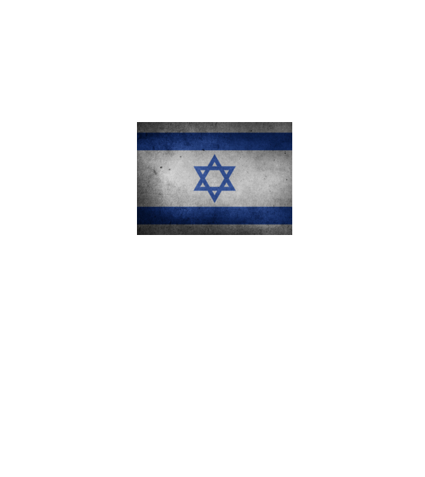 ISRAEL model negru pe tricou