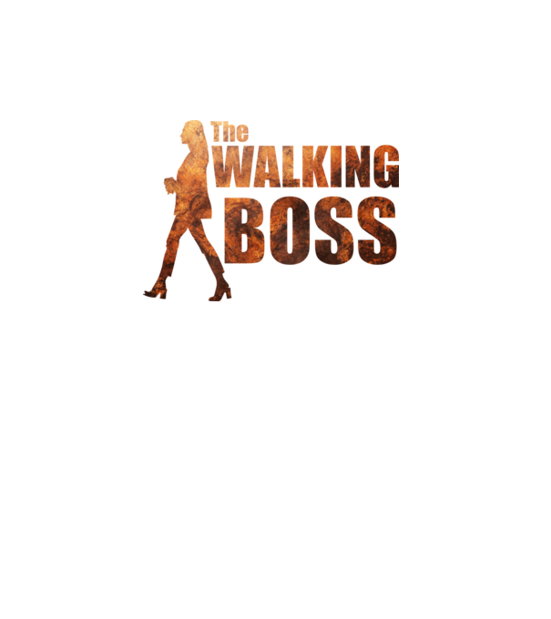 Walking bos model turcoaz pe tricou