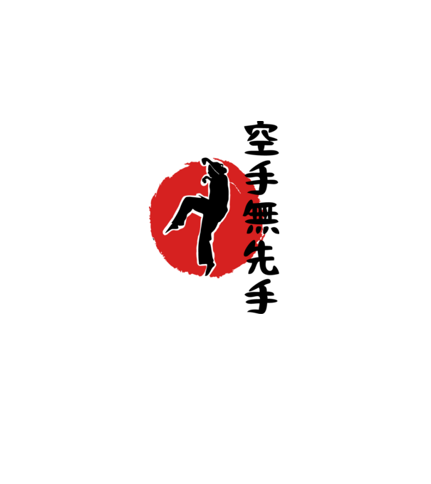 Larusso training japan model alb pe tricou
