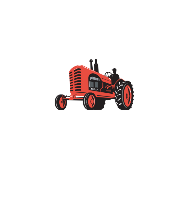 TRACTOR model albastru deschis pe tricou