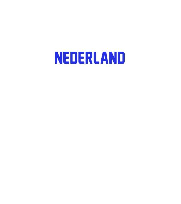 Nederland model alb pe tricou