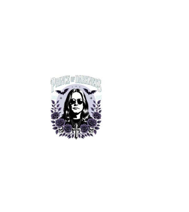 Prince of Darkness model negru pe tricou