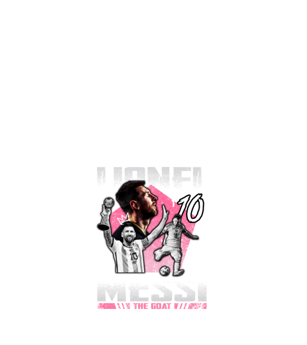 Messi tribute model alb pe tricou