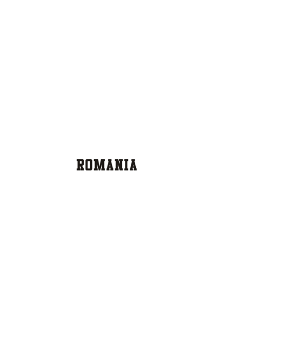 România Bucharest sport model alb pe tricou