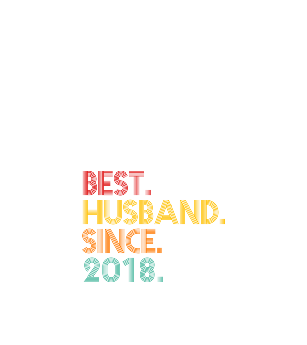 best husband since 2018 retro model negru pe tricou