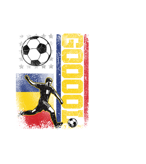 GOOOL model alb pe tricou