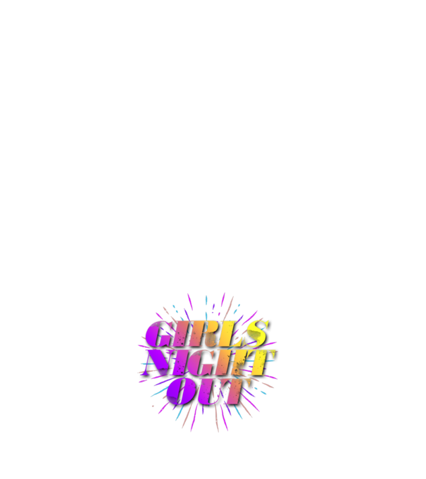 Girls Night Out model negru pe tricou