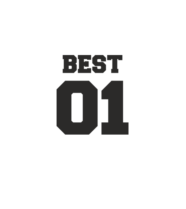 Best 01 model alb pe tricou