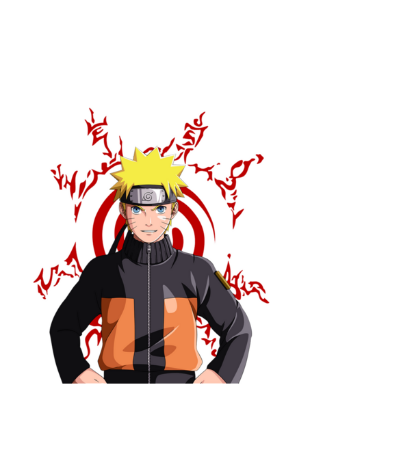 NARUTO model negru pe tricou