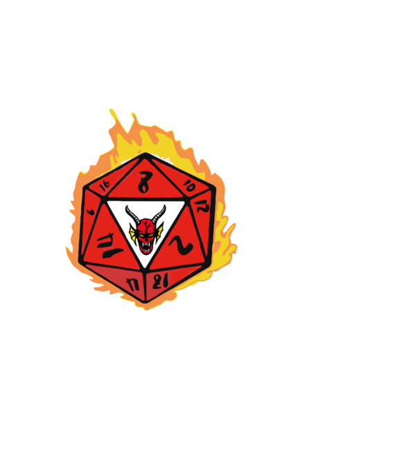 hellfire club roll dice model alb pe tricou