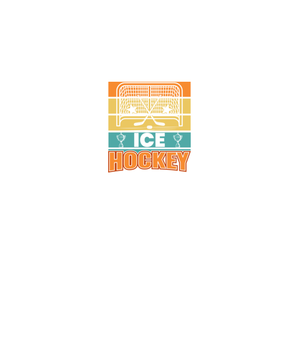 Ice Hockey model negru pe tricou