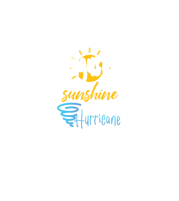 August Girls are Sunshine mixed with a little Hurricane model negru pe tricou