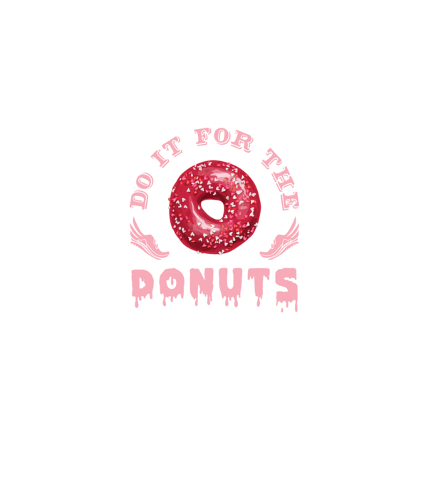 Do it for the donuts model negru pe tricou