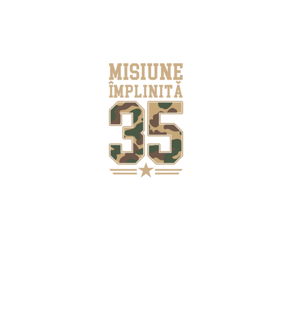 Misiune împlinită 35 model verde neon pe tricou