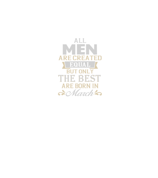 All men created equal but only the beat are born in march model albastru regal pe tricou