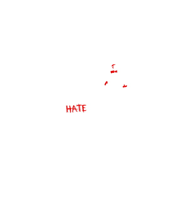 Zombies Hate Fast Food model negru pe tricou