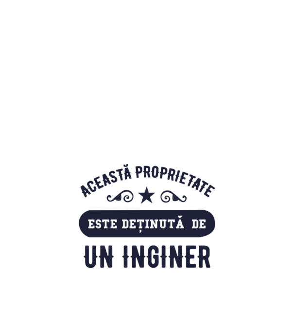 Această proprietate este deținută de un inginer model alb pe tricou