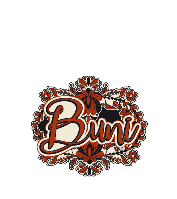 Buni model alb pe tricou