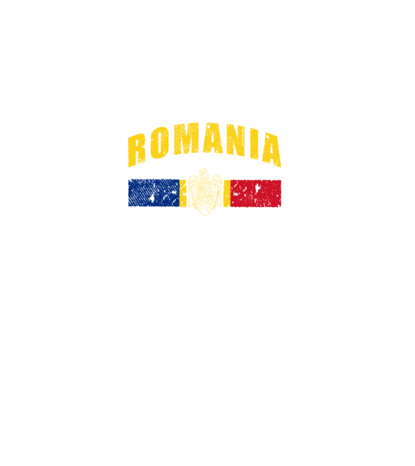 Romania coat of arms model negru pe tricou