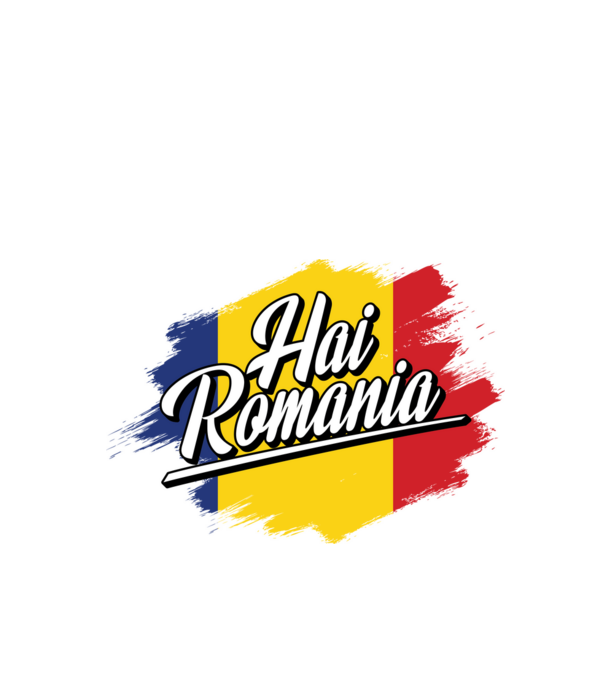 Inscripție cu steag model negru pe tricou