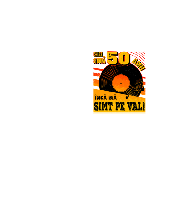 Încă mă simt pe val! 50 model galben neon pe tricou