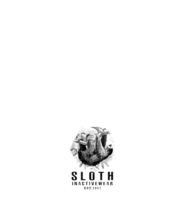 SLOTH inactive drk model negru pe tricou