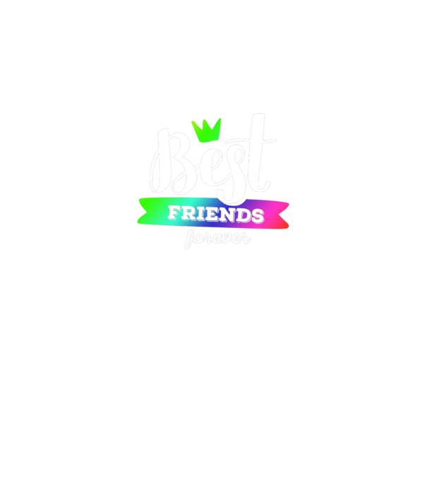 Best friends forever model albastru regal pe tricou