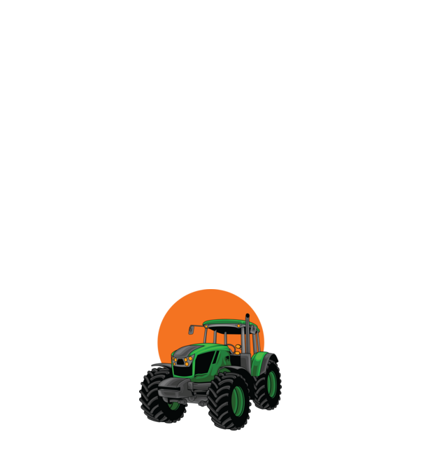 TRACTOR model roz deschis pe tricou