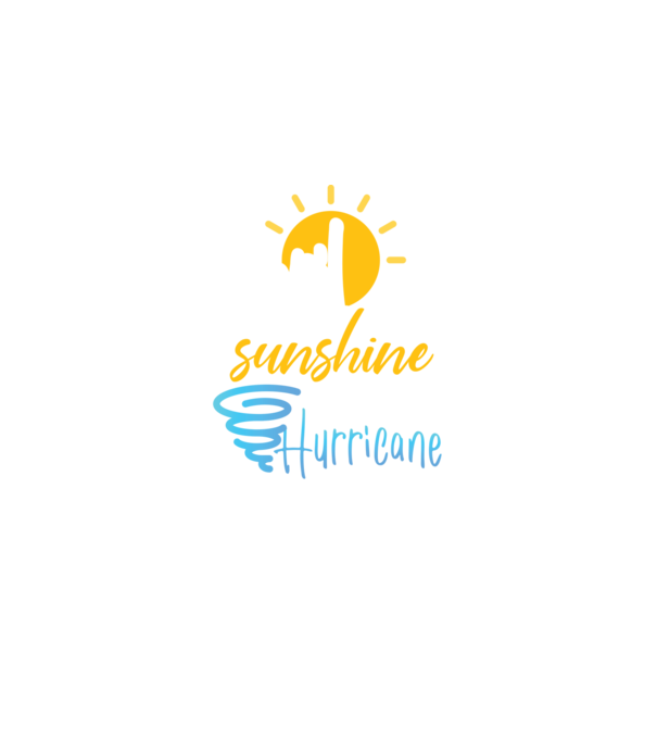 April Girls are Sunshine mixed with a little Hurricane model negru pe tricou