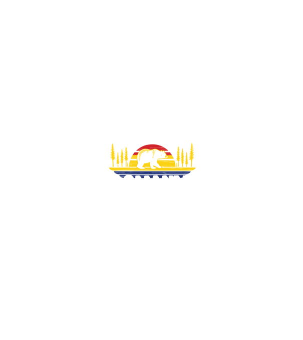 Land of Bears model negru pe tricou