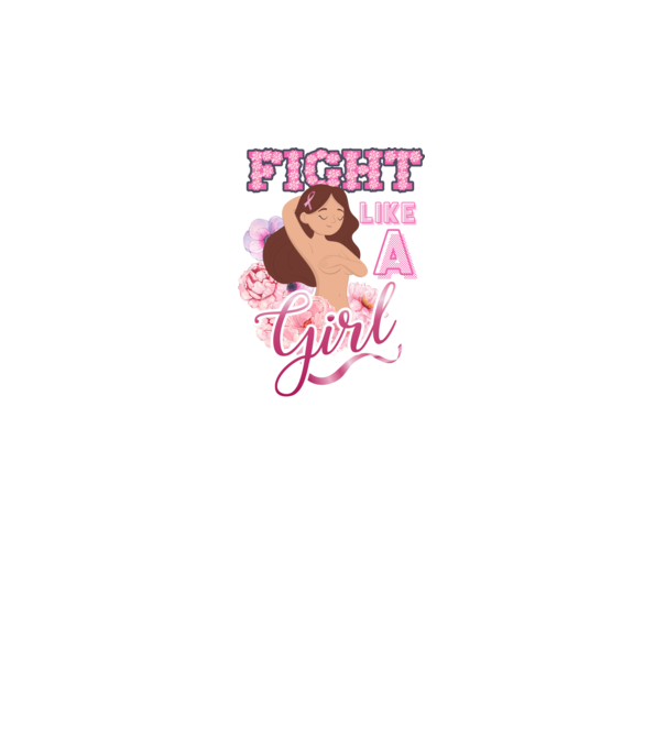 FIGHT like a girl model gri pe tricou