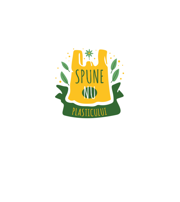 spune nu plasticului model alb pe tricou