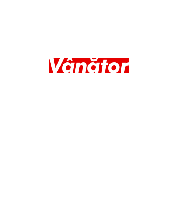 vânător model gri pe tricou