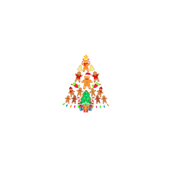 Cookie christmas tree model negru pe tricou