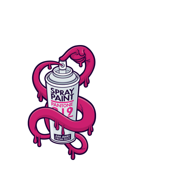 Graffiti model alb pe tricou