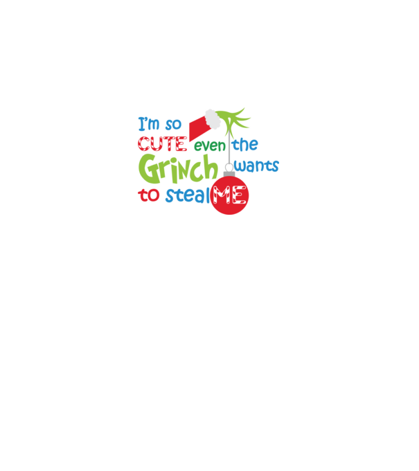 So cute Grinch model alb pe tricou