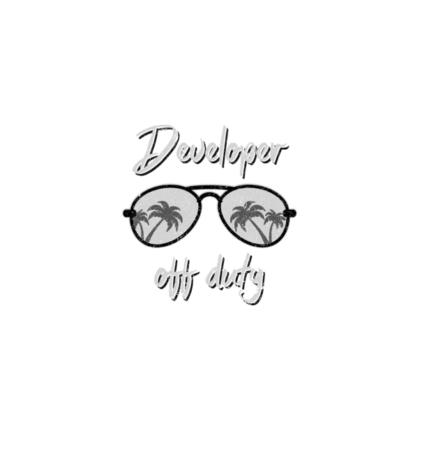 Developer off duty model albastru deschis pe tricou