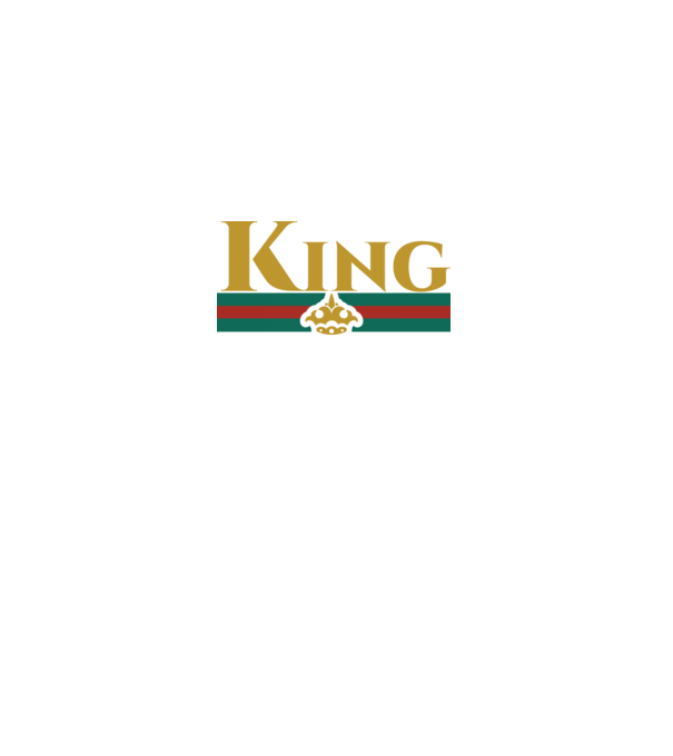 Gucci king model negru pe tricou
