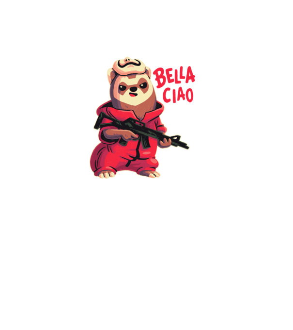 bella ciao rebel model negru pe tricou