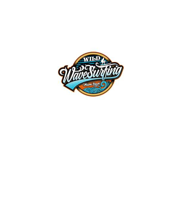 WaveSurfing model negru pe tricou