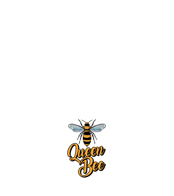 Queen Bee model negru pe tricou