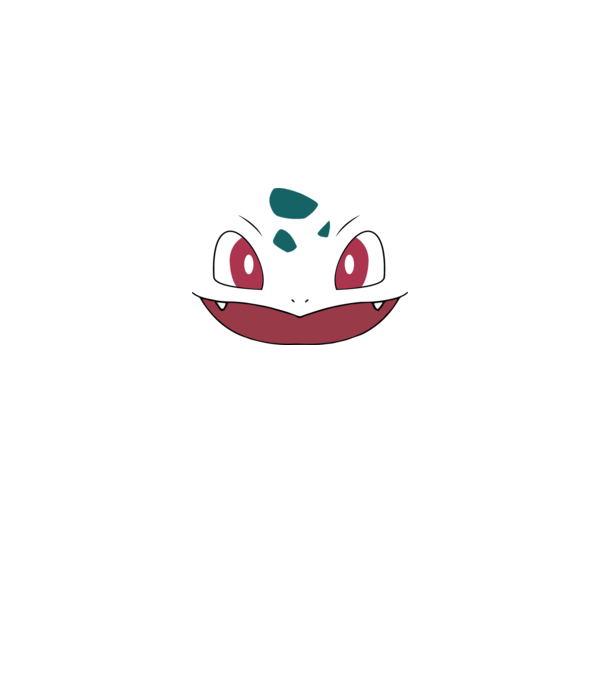 Bulbasaur model roz pe tricou
