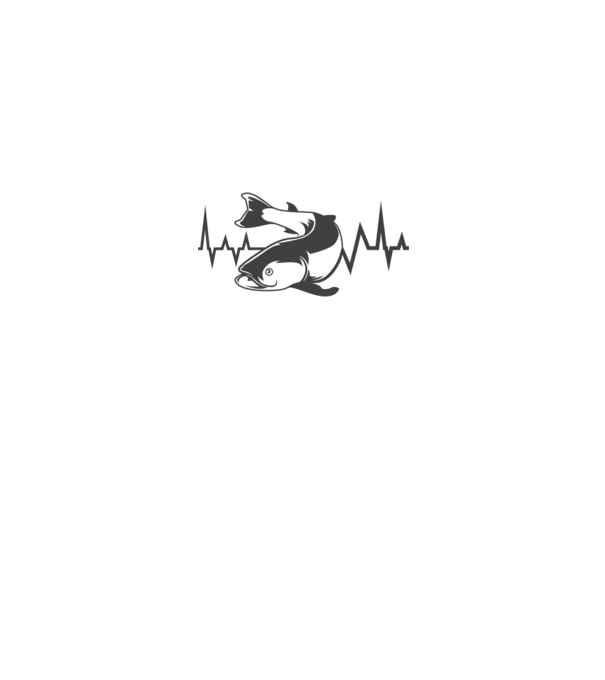 Fish model alb pe tricou
