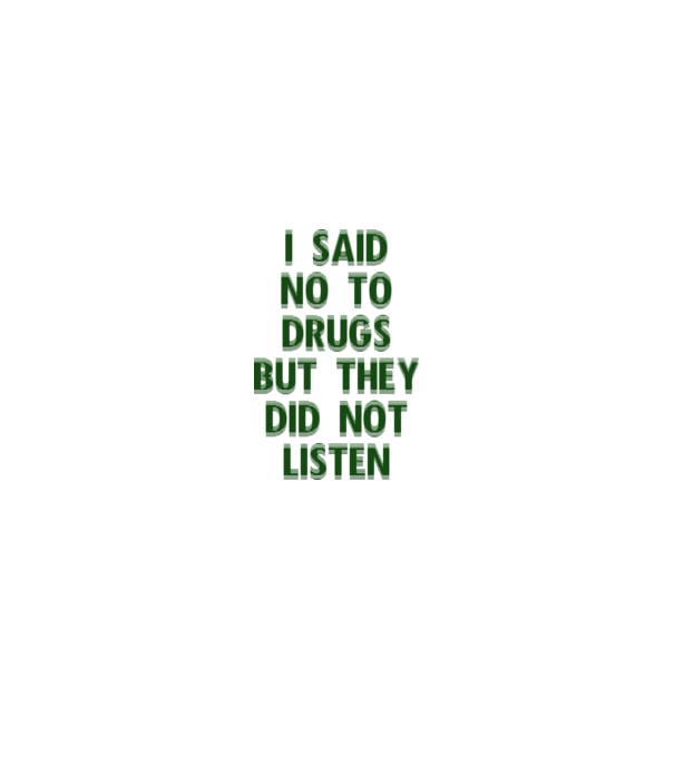 Say no... model roșu pe tricou
